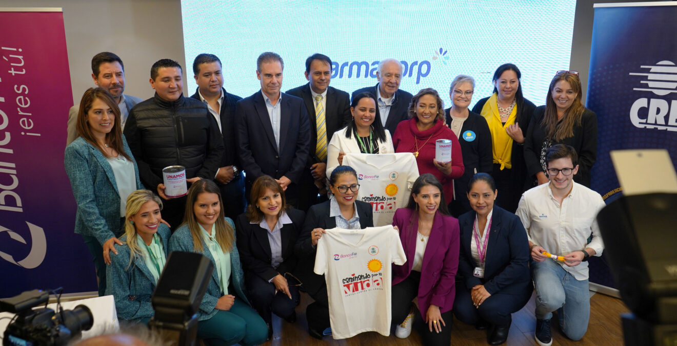 Banco FIE y sus aliados lanzan campaña Caminando por la Vida en La Paz, Santa Cruz y Cochabamba