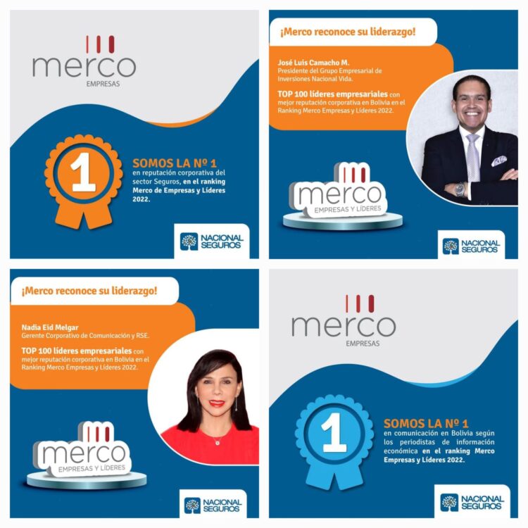 Nacional Seguros es la aseguradora con Mejor Reputación Corporativa de Bolivia