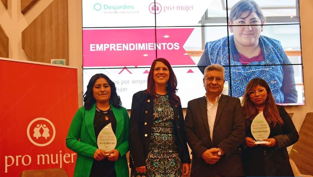 Más oportunidades de educación financiera para mujeres bolivianas: los cuatro nuevos proyectos de Pro Mujer y Desjardins