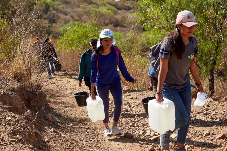 El Batallón Ecológico Santivañez se une a la CBN para llevar a cabo la cuarta jornada de movilización por el Parque Nacional Tunari