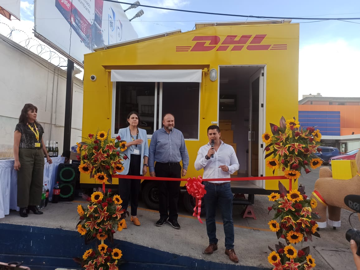 DHL Express abre primera tienda móvil en Bolivia y es 100% sustentable