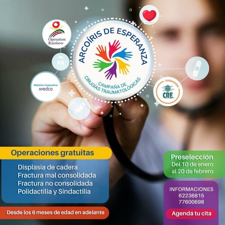 Fundación CRE: Cirugías traumatológicas gratuitas
