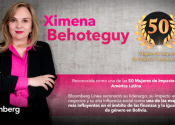Ximena Behoteguy reconocida como una de las “50 mujeres de impacto en América Latina” en la lista de Bloomberg Línea