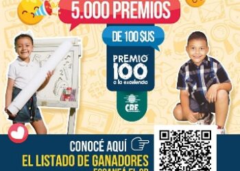 El 12 de abril CRE R.L. entregará el Premio 100 a la Excelencia a 5.000 escolares ganadores