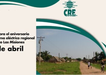 En el aniversario del sistema eléctrico regional Las Misiones CRE RL. destaca el alcance de la cobertura  