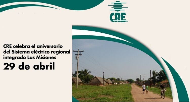 En el aniversario del sistema eléctrico regional Las Misiones CRE RL. destaca el alcance de la cobertura  
