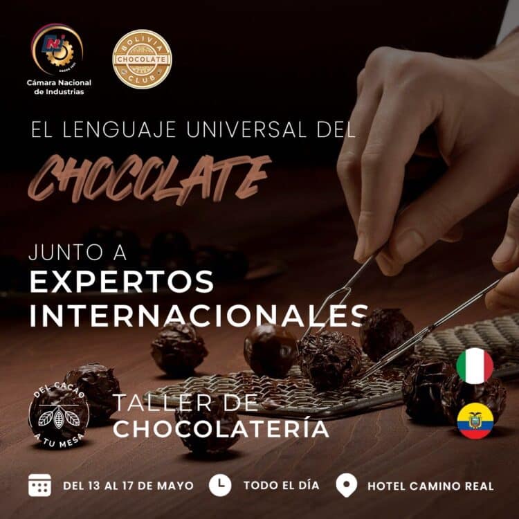 La CNI y el Club del Chocolate Bolivia presentan el evento internacional “Del cacao a tu mesa”