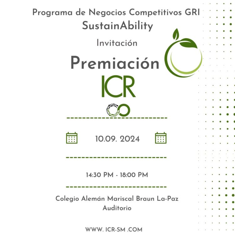 ICR reconoce, por quinto año, a las marcas comprometidas con el desarrollo sostenible de Bolivia