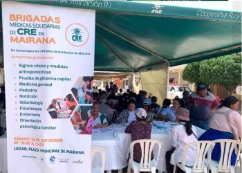 CRE Brigada Médica Solidaria: Más de 2.500 prestaciones médicas gratuitas en Mairana