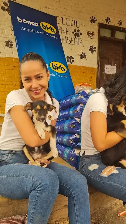 La campaña “Por los Peluditos de la Calle” de Banco BISA benefició a Santa Cruz