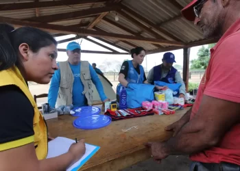 UNICEF entrega suministros a familias afectadas por los incendios forestales en el municipio de San Matías