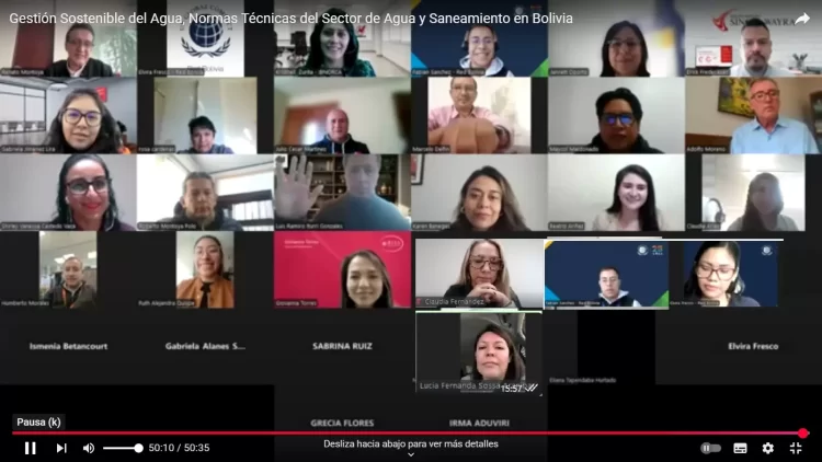 Pacto Global Bolivia y Fundación Coca-Cola Bolivia realizan webinar «Gestión Sostenible del Agua y Normas Técnicas»