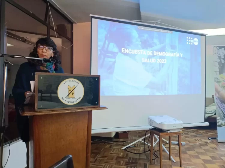 En Bolivia fecundidad cae a 2,1 hijos por mujer. UNFPA destaca datos de EDSA 2023