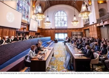Los Estados miembros tienen el deber de prevenir el cambio climático: Corte Internacional de Justicia