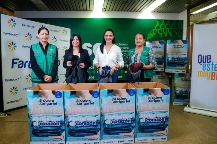 Farmacorp activa más de 100 puntos de donación para abrigar a quienes más lo necesitan