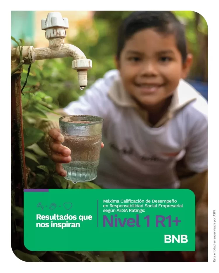 BNB recibe nuevamente la más alta calificación en RSE Nivel 1 – R1+