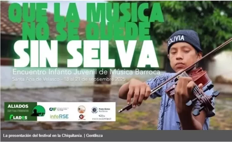 Música barroca y conciencia ambiental: el valioso trabajo de Flades en Santa Ana de Velasco