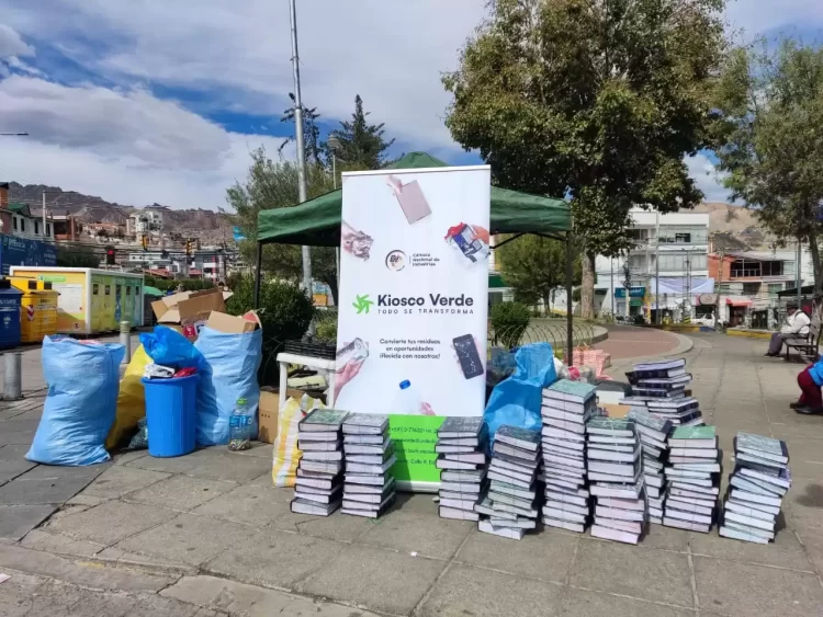 Kiosco Verde impulsa el RECICLATÓN ZONAL por una La Paz más limpia