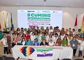 En Santa Cruz, mujeres indígenas rurales acuerdan pacto verde por la biodiversidad