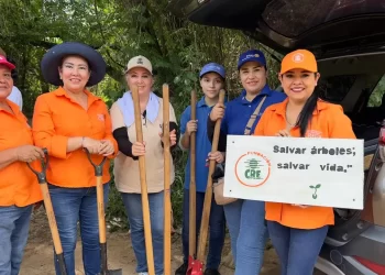 Santa Cruz: CRE RL, Fundación CRE junto a aliados reforestan el Cordón Ecológico