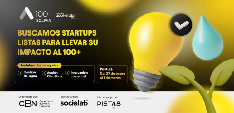Aceleradora  100 + de CBN: Inscripciones abiertas hasta el 1 de marzo 