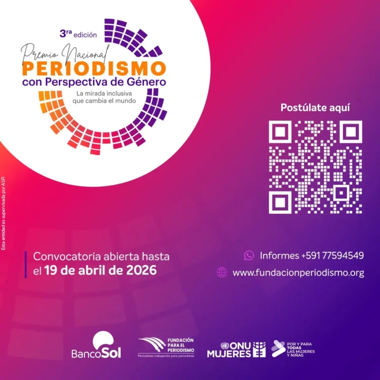 Premio de Periodismo con Perspectiva de Género 2026 abre convocatoria