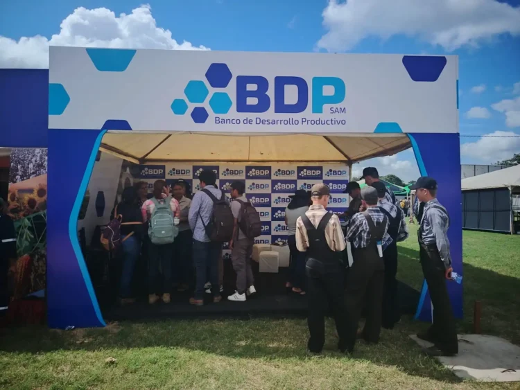 El BDP presenta créditos para actividades productivas sostenibles en Expoagro 2026