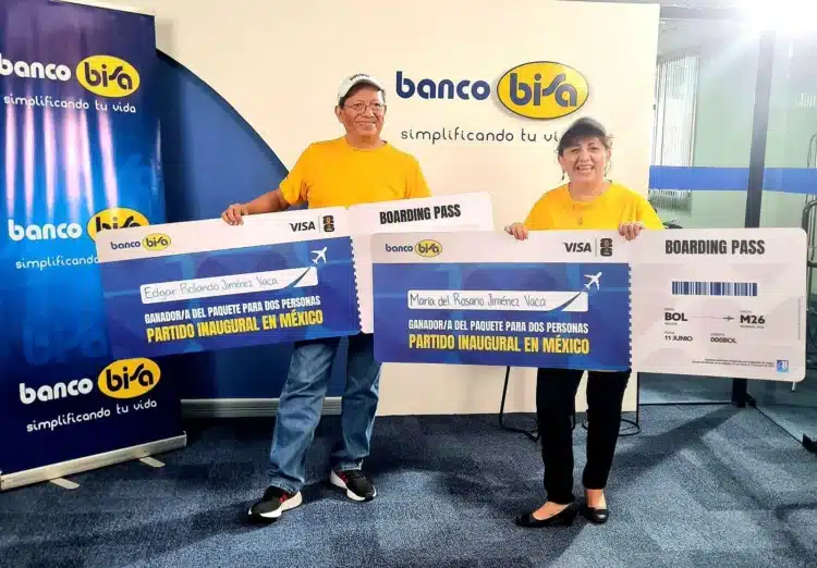 Banco BISA entrega los primeros premios de su campaña para vivir el Mundial FIFA 2026