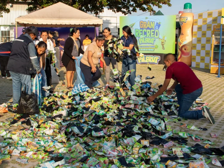 El “Gran Recreo Pilfrut” recupera más de 2 toneladas de bolsitas para reciclarlas