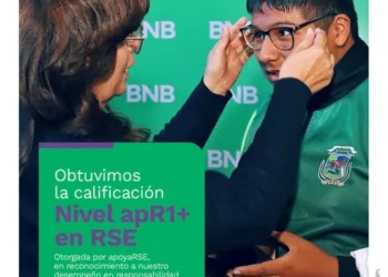BNB obtiene la calificación más alta de deseñpeño de RSE: nivel apR1+ otorgada por apoyaRSE