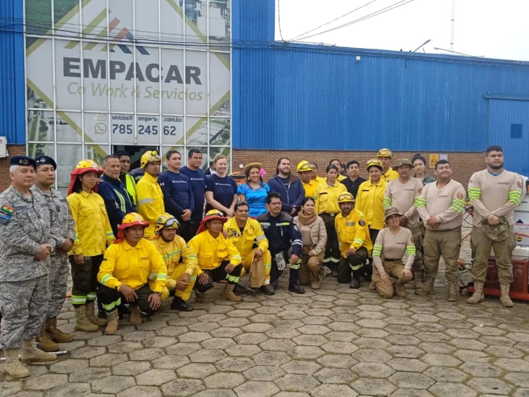 EMPACAR y Global Medic entregan equipos Fire Skids para atender incendios forestales