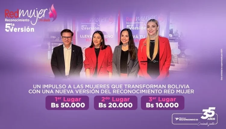 25 de agosto concluye el plazo para postular al reconocimiento Red Mujer de Banco Económico