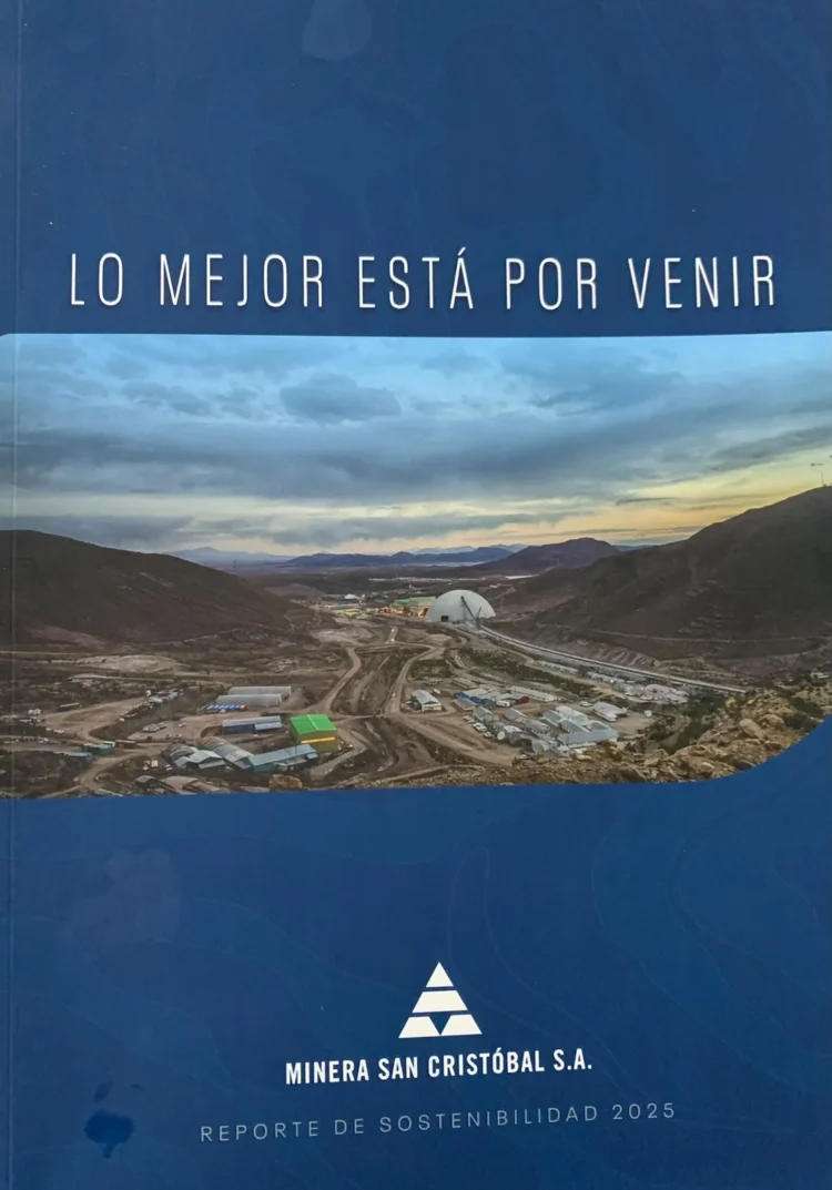 Minera San Cristóbal presenta su Reporte de Sostenibilidad 2025: “Lo mejor está por venir”