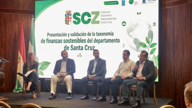 Gobernación de Santa Cruz presenta la taxonomía de finanzas sostenibles del departamento