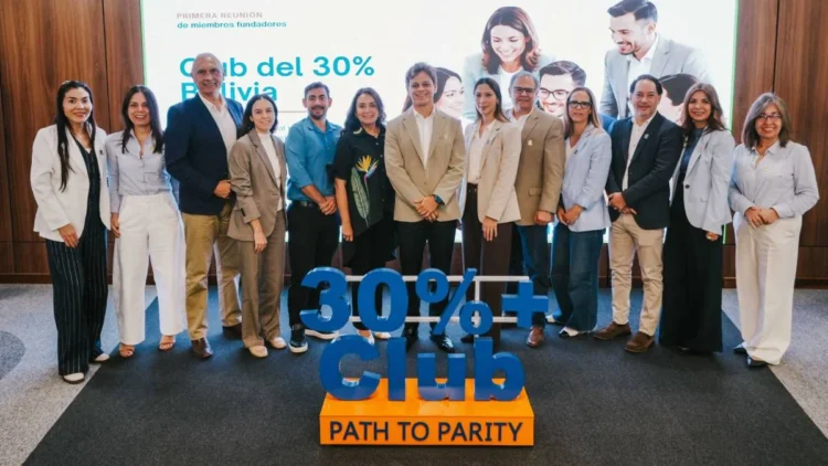 Itacamba se suma al Club del 30%+ Bolivia para promover el liderazgo femenino