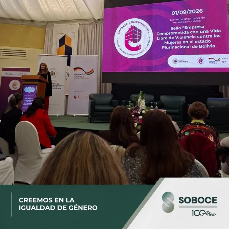 SOBOCE es reconocida por su trabajo contra la violencia de género