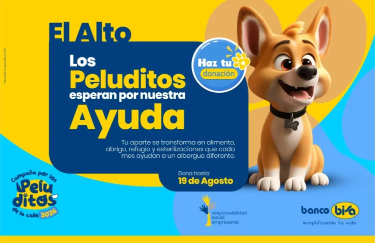 Campaña “Por los Peluditos de la Calle” beneficia al Albergue Génesis de El Alto con cerca de 400 kilos de alimento