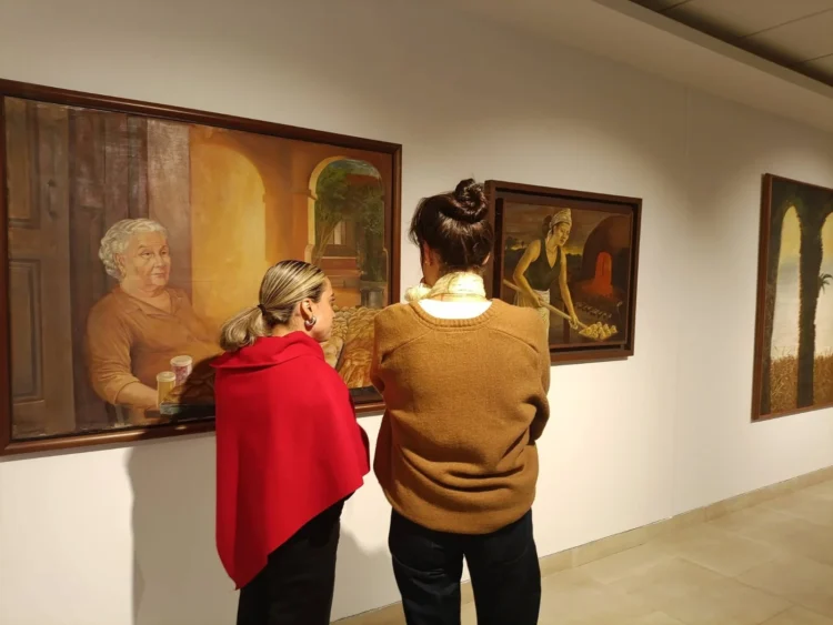 Obras de los cuatro grandes maestros del arte cruceño se exponen en BNB Art