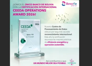 Banco FIE, único banco de Bolivia con certificación internacional CEEDA por la eficiencia de las operaciones de su Centro de Procesamiento de Datos Verde